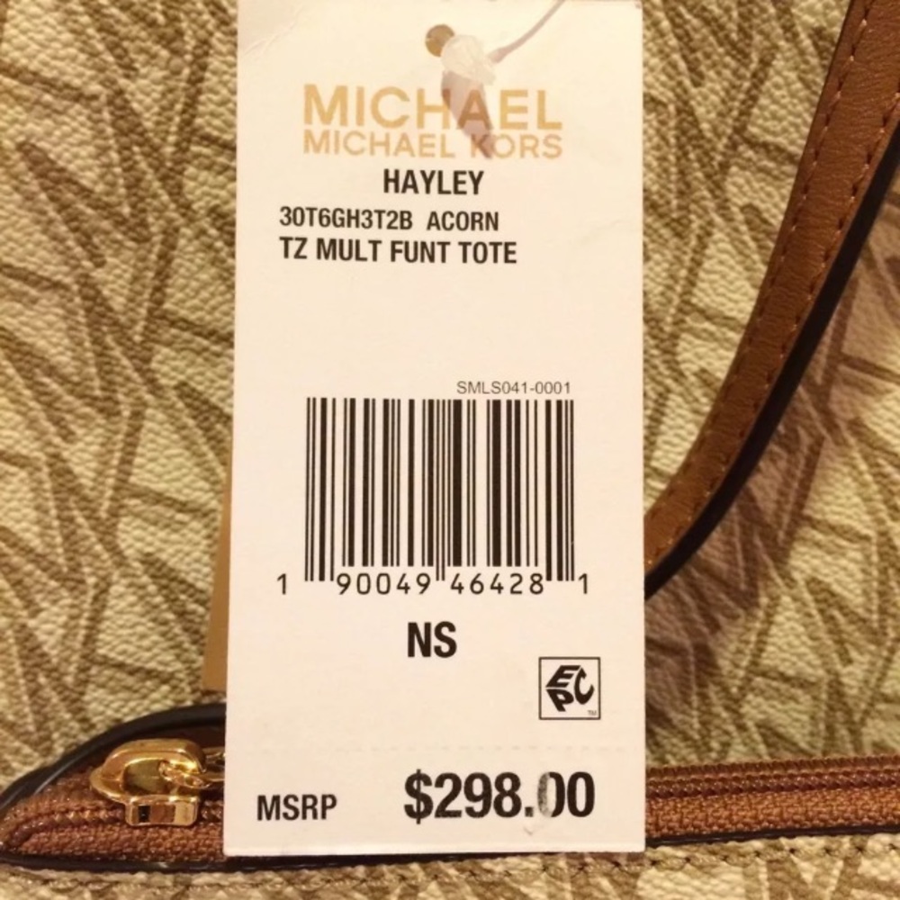 Michael Kors Hayley top zip tote with pouch - Picture 3 of 12